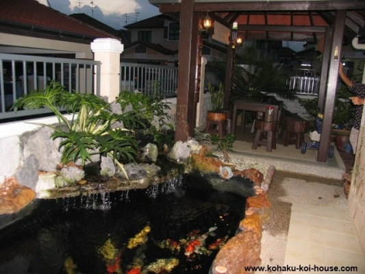 Pond With Natural Stone Surrounding