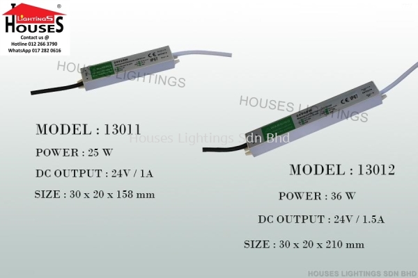 LED Strip 24V Transformer - 13011 13012