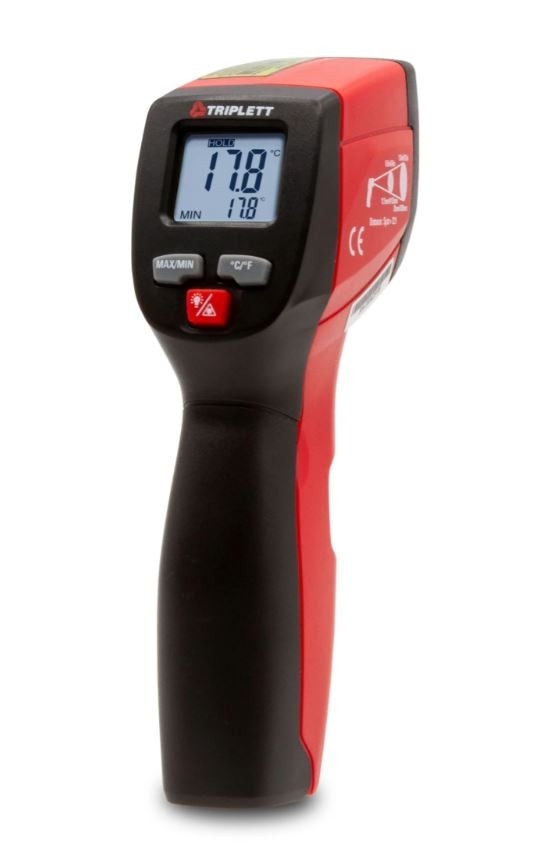 12:1 NON- CONTACT INFRARED LASER THERMOMETER (IRT220)
