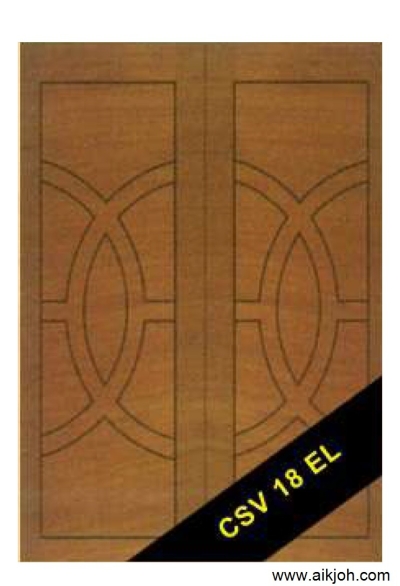 Double Wood Security Door : CSV 18 EL