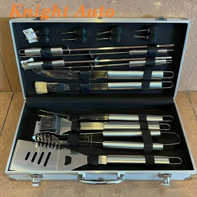 18pcs Stainless Steel BBQ Tools Set ID33971