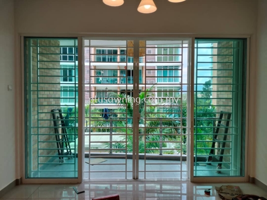 SLIDING DOOR GRILL @SUNGAI LONG RESIDENCE, BANDAR SUNGAI LONG, KAJANG, SELANGOR