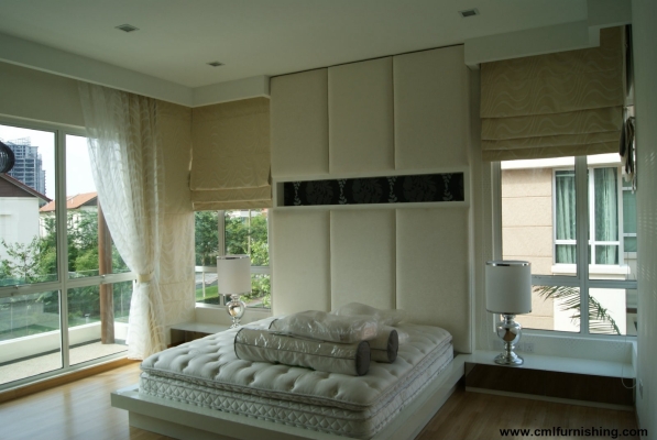 Wall Panel , Bed Head Upholstery & Sheer Curtain Overview At Tropicana Petaling Jaya
