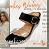 JJ Mastini Ladies 2.5 inch Open Toe Style Wedges-JM-51-50141-BLACK Colour Ladies Trendy Shoes