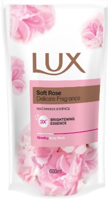 Lux Shower Cream Refill Soft Rose 600ml