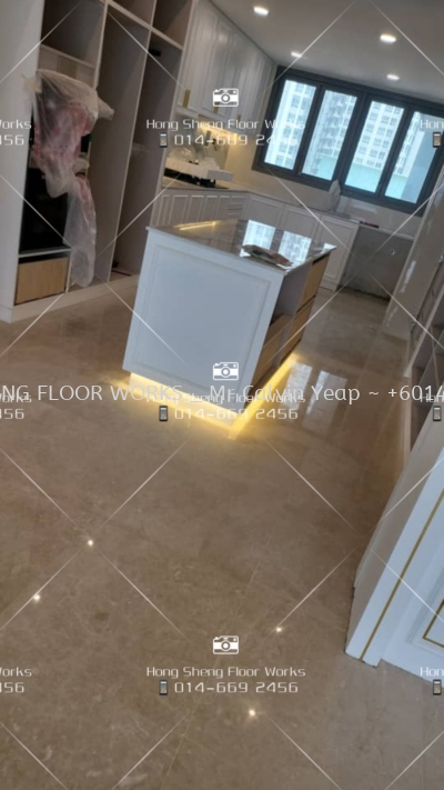 Marble/Terrazzo floor polish