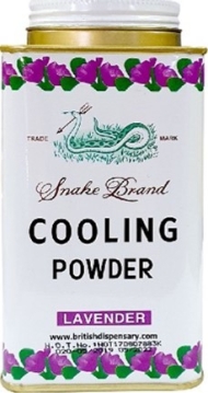 Snake Brand Prickly Heat Cooling Powder Lavender 150g