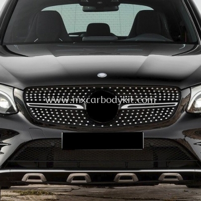 MERCEDES BENZ X253 2016 - 2019 GLC DIAMOND FRONT GRILLE 