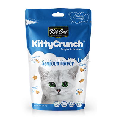 Kit cat kitty crunch seafood flavour