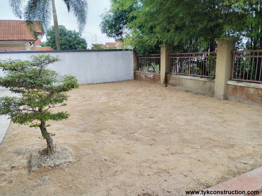 Kerja-kerja Sambungan Rumah Jenis Papak Konkrit Di Forest Heights Seremban