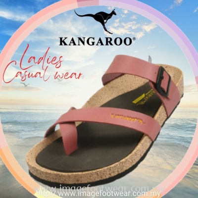 KANGAROO Ladies Sandals -KM-1005- DARK/PINK Colour