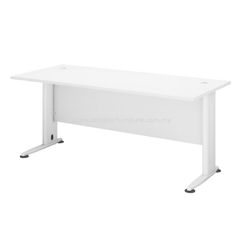 HADI RECTANGULAR WRITING OFFICE TABLE C/W METAL 'J' LEG AHT 128 - Meru | Puncak Alam | Denai Alam