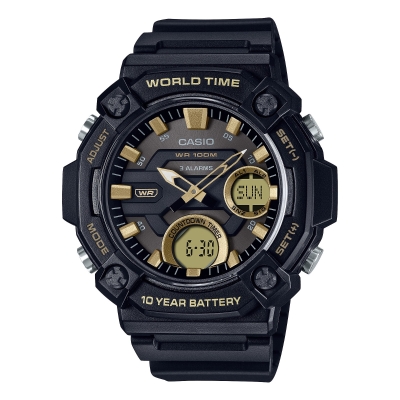 CASIO ANALOG-DIGITAL AEQ-120W-9A MEN WATCH