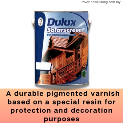 Dulux Solarscreen Exterior Transparent Wood Finish