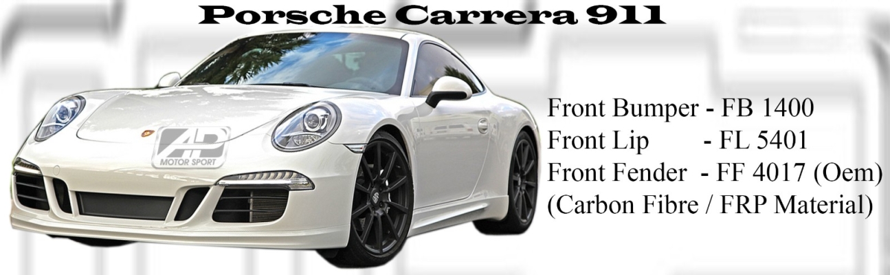 Porsche Carrera Front Bumper 