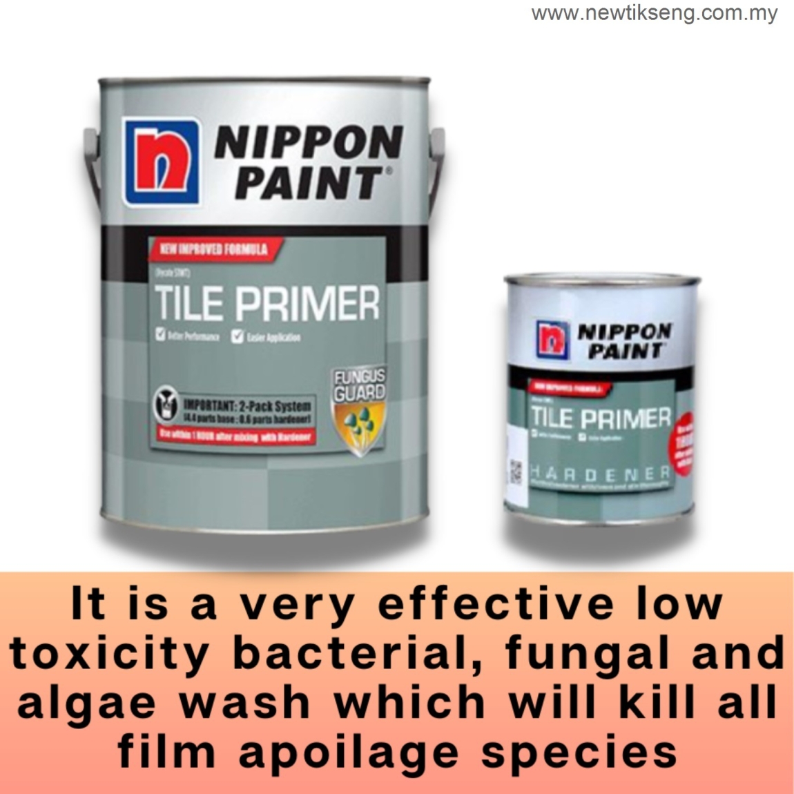Nippon Paint Tile Primer Sealer & Undercoat Piant Types Choose Sample / Pattern Chart