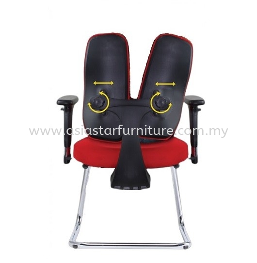 FLEX VISITOR EXECUTIVE CHAIR | LEATHER OFFICE CHAIR KUALA KRAI KELANTAN