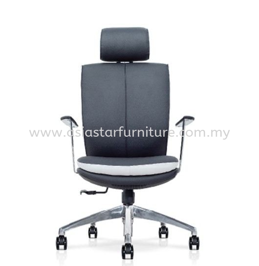 POMEA HIGH BACK EXECUTIVE CHAIR | LEATHER OFFICE CHAIR SETAPAK KL MALAYSIA