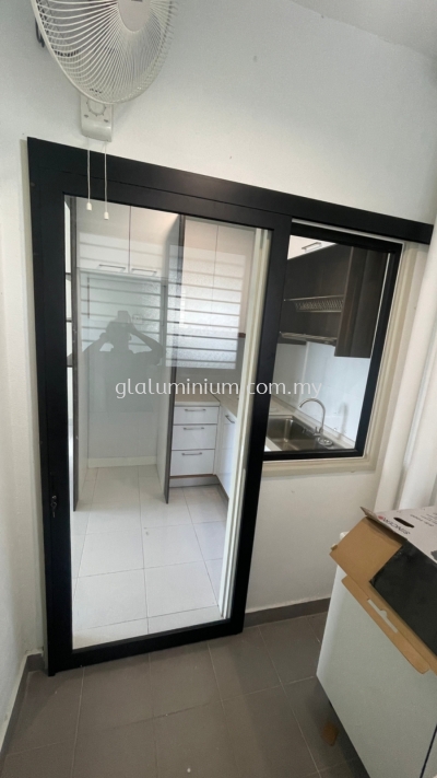 One panel hanging sliding doors @lmpiana Sky Residensi @ Residensi lmpian Awan, Bukit Jalil 3, Jalan Bukit Jalil lndah, Kuala Lumpur 