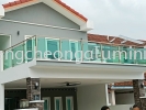  Balcony Glass With Stainless Steel Railing