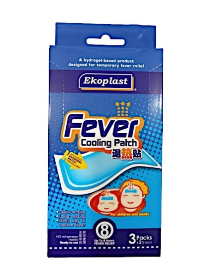 EKOPLAST FEVER COOLING PATCH 2'X3PACK