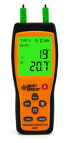 SMART SENSOR - 2 Channel K Type Digital Thermometer AS877 Temperature, Humidity & Moisture