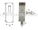 Flat Flush Bolt, SS Door Accessories 01. ARCHITECTURAL HARDWARE