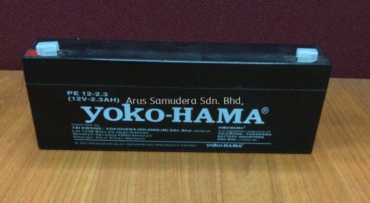 YOKOHAMA PE 12-2.3 (12V-2.3AH) SEALED LEAD ACID BATTERY