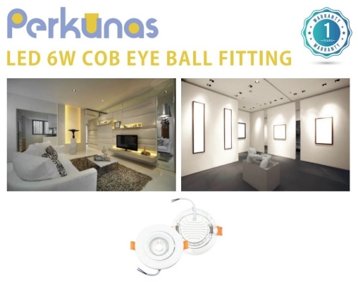 Perkunas LED 6W COB Eye Ball Fitting