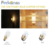 Perkunas T28 15W Pygmy Bulb (Copper Fitting)