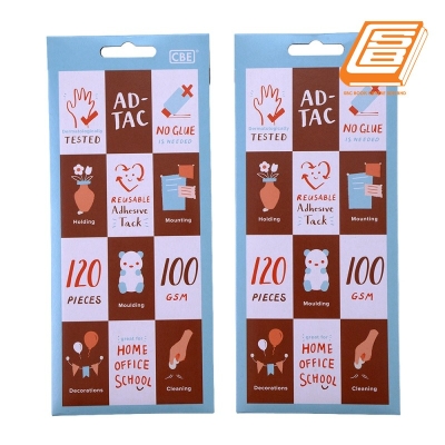 CBE Adhesive Tack 120pcs,100gsm (25100)