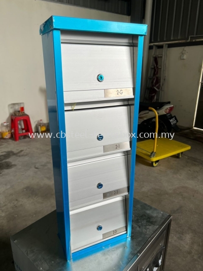 Aluminium, G.I Slot Model Letter Box