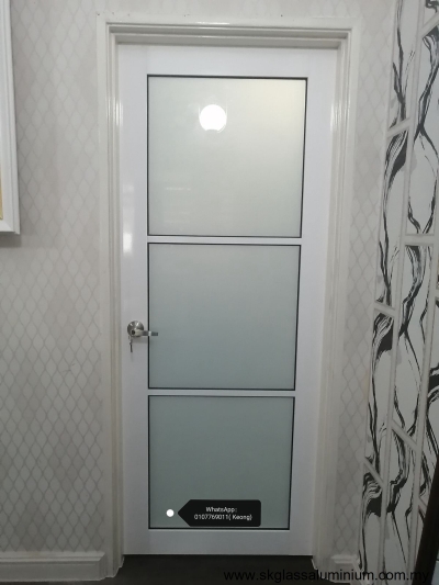 Custom Aluminium Swing Door Design Reference In Ampang