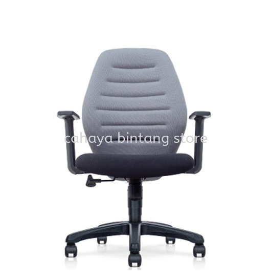 FLANNEL LOW BACK STANDARD CHAIR | FABRIC OFFICE CHAIR MONT KIARA KL