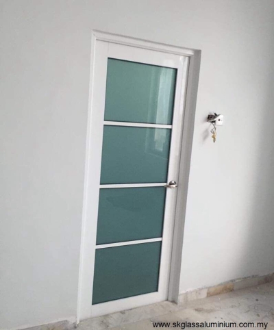 Custom Aluminium Swing Door Design Reference In Jalan Kebun Klang