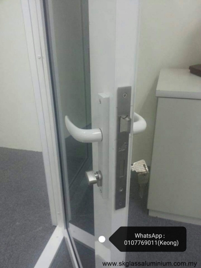 Custom Aluminium Swing Door Design Reference In Puchong