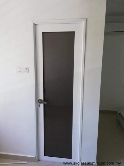 Custom Aluminium Swing Door Design Reference In Putra Height