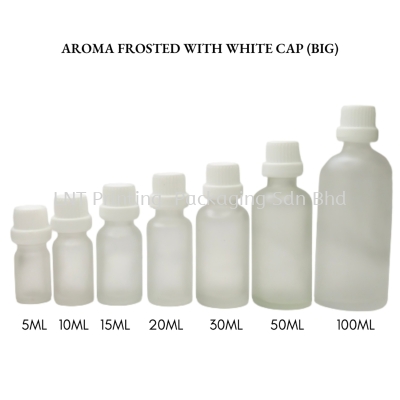 Aroma Frosted Bottle with White Cap (BIG) 