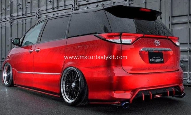 TOYOTA ESTIMA ACR50 AVANZARE REAR BUMPER DIFFUSER 