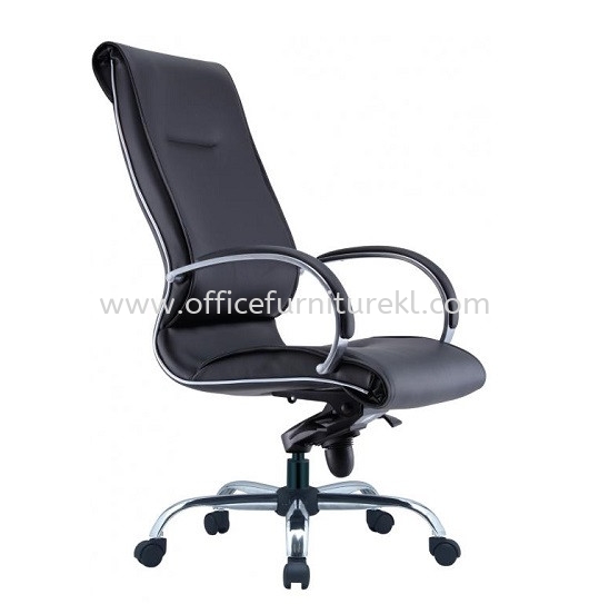 CANTARA DIRECTOR HIGH OFFICE CHAIR WITH STEEL CHROME BASE