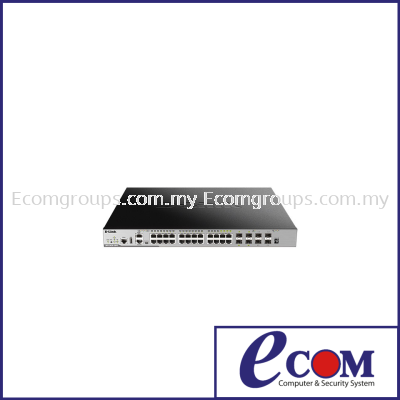 28-Port Layer 3 Stackable Managed PoE Gigabit Switch