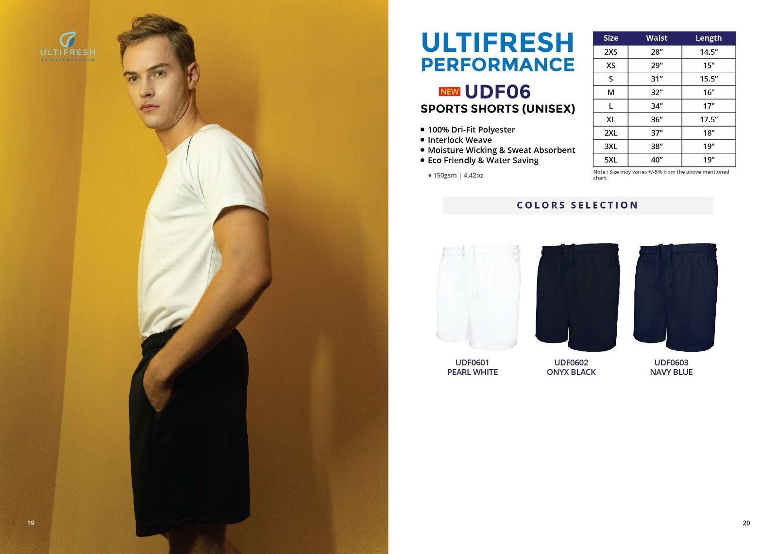 UDF06 SPORTS SHORTS (UNISEX)