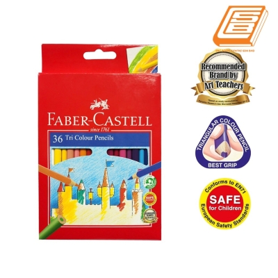 Faber Castell 36 Tri Colour Pencils (115905)