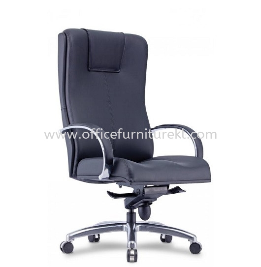 LENO DIRECTOR HIGH OFFICE CHAIR WITH ALUMINIUM BASE