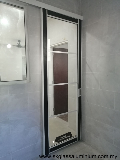 Aluminium Hanging Door Design In Bukit Bintang