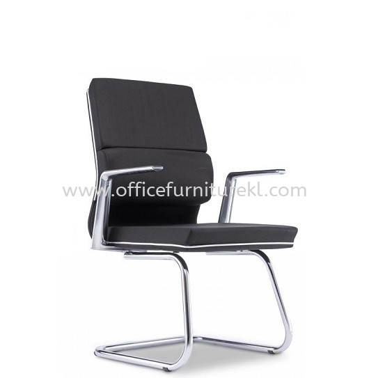 NADIRA VISITOR DIRECTOR CHAIR | LEATHER OFFICE CHAIR MUTIARA DAMANSARA PJ