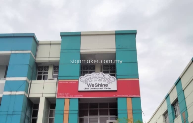 3D Non Lit Signage Installed at Subang Jaya