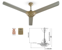 PANASONIC CEILING FAN (MILD GOLD) - F-M15B0 PANASONIC Ceiling Fan Fan