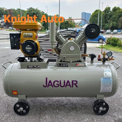 JAGUAR HRV80 150L Air Compressor ID33598 with Robin EY20 5HP Petrol Engine ID33599-ant