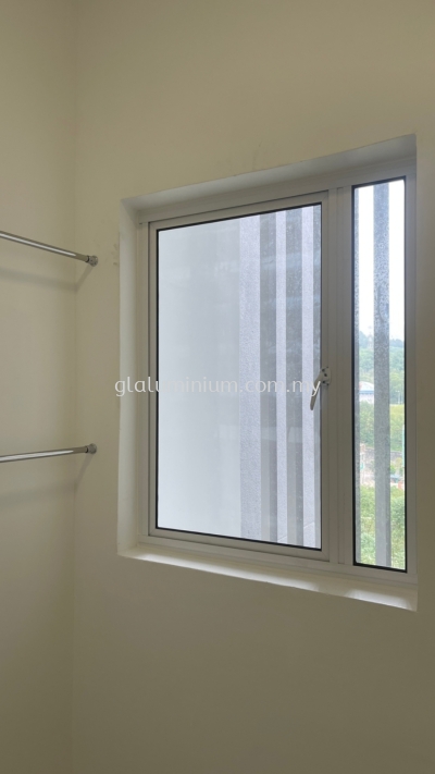 Casement window 1 panels + fix glass @Residensi emerald damai, jalan desa Cheras 10,taman Desa Cheras, Kuala Lumpur 